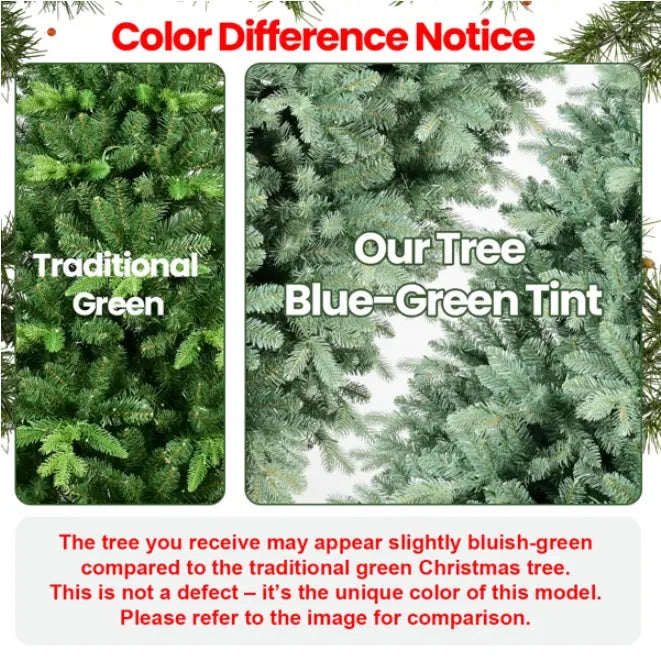 Artificial 5ft Blue Green Tint Christmas Tree null
