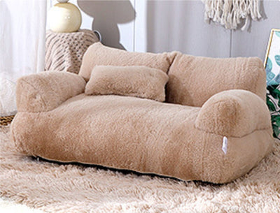 Luxury Cat Bed Sofa Winter Warm Cat Nest Pet Bed For Small Medium Dogs Cats Comfortable Plush Puppy Bed Pet Supplies null