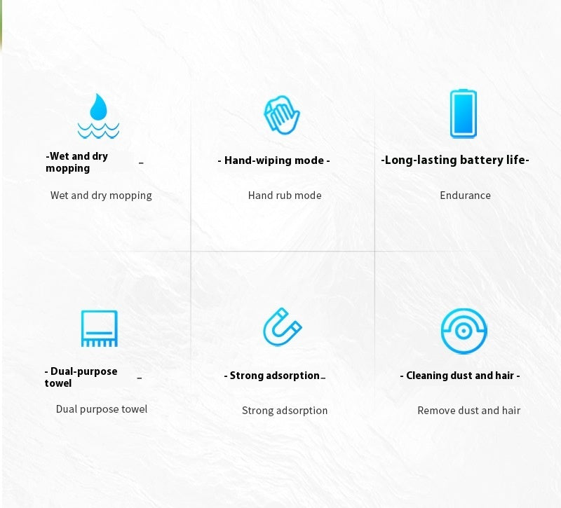 Household Intelligent Wet And Dry Sweeping Robot null