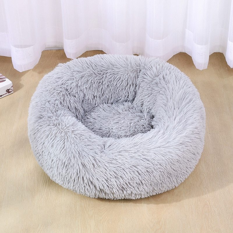 Dog Bed Super Soft Washable Long Plush Pet Kennel Deep Sleep Dog House Velvet Mats Sofa For Dog Basket Pet Cat Bed null