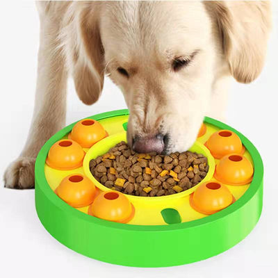Dog Pets Puzzle Toys Slow Feeder Interactive Increase Puppy IQ Food Dispenser Slowly Eating NonSlip Bowl Pet Dogs Training Game Pet Supplies null
