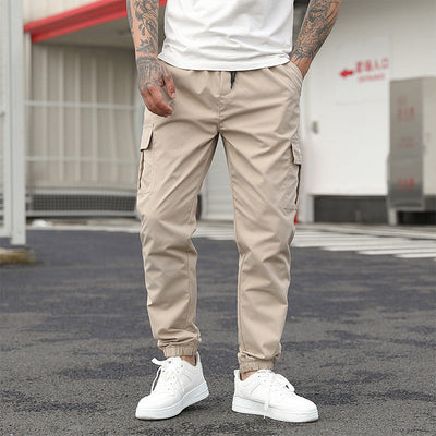 Men's Overalls Loose Casual Cropped Pants null