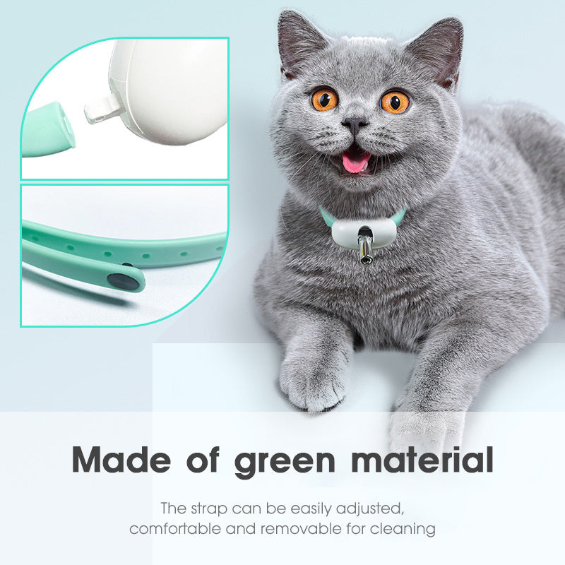 Automatic Cat Toy Smart Laser Teasing Cat Collar Electric USB Charging Kitten Amusing Toys Interactive Training Pet Items null