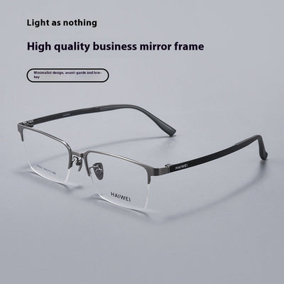 Ultra-light Titanium Frame Plastic Steel Leg Glasses null