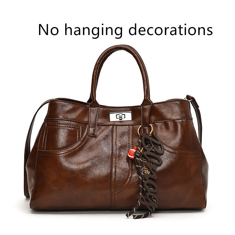 Retro Women's Large-capacity Shoulder Messenger Bag null