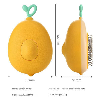 Cat Brush Hair Remover Cleaning Avocado Shaped Dog Grooming Tool Pet Combs Brush Stainless Steel Needle Pet Cleaning Care null