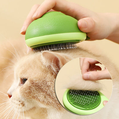 Cat Brush Hair Remover Cleaning Avocado Shaped Dog Grooming Tool Pet Combs Brush Stainless Steel Needle Pet Cleaning Care null