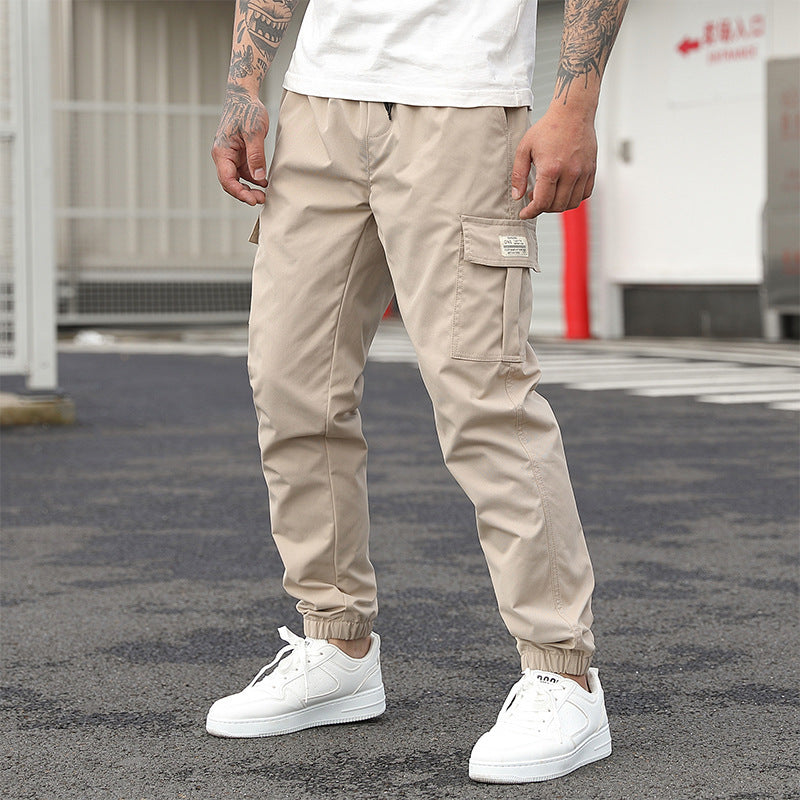 Men's Overalls Loose Casual Cropped Pants null