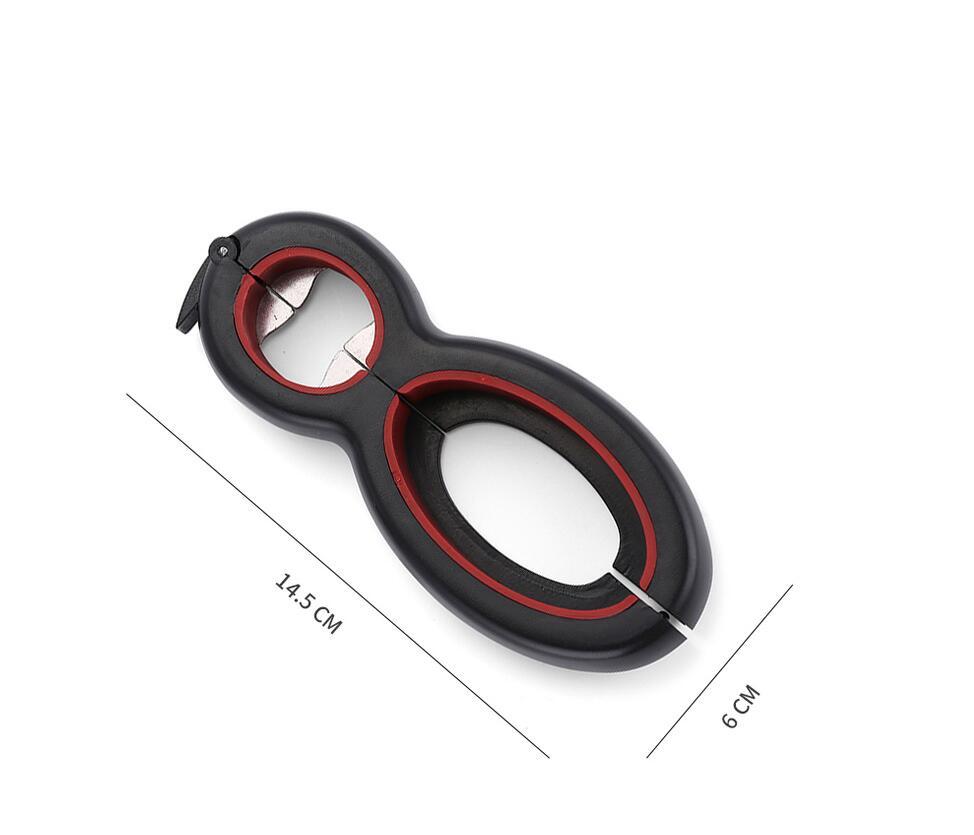 Multifunctional Easy Opener Six in One Bottle Can Opener null