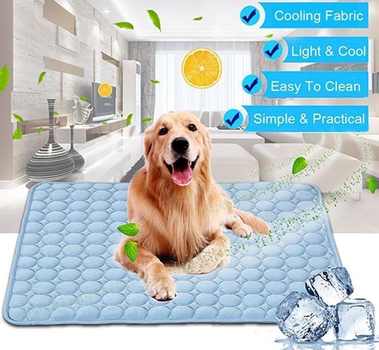 Pet Dog Cat Ice Silk Cold Nest Pad For Cooling In Summer null