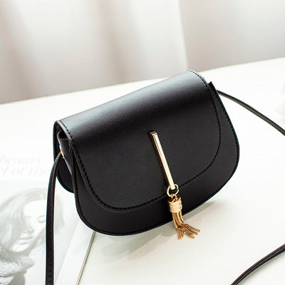 Shoulder bag tassel round bag women bag null