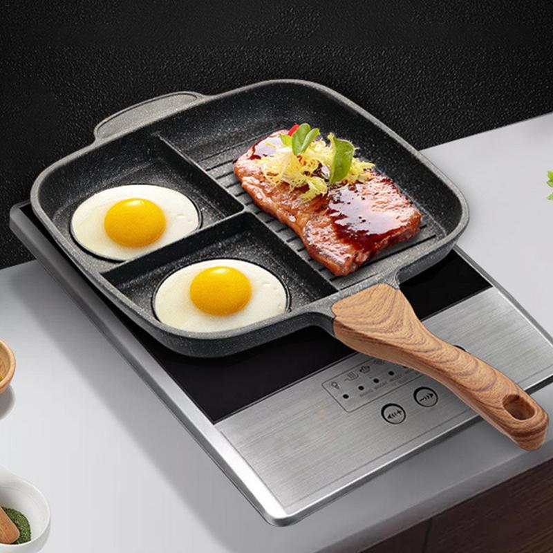 Maifanshi fried steak pot multi-function household omelette pan pan induction cooker non-stick pan null