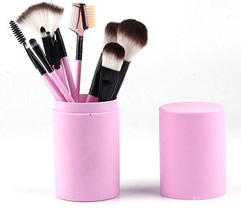 12pcs Makeup Brush Set Blush Eyeshadow Eyelash Highlighter Makeup Brush null