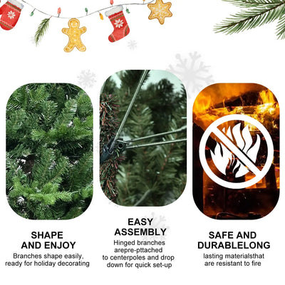 PVC Christmas Tree, Christmas Decorations, Green null