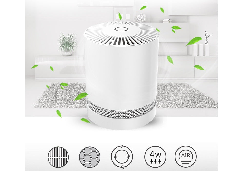 Portable desktop air purifier null