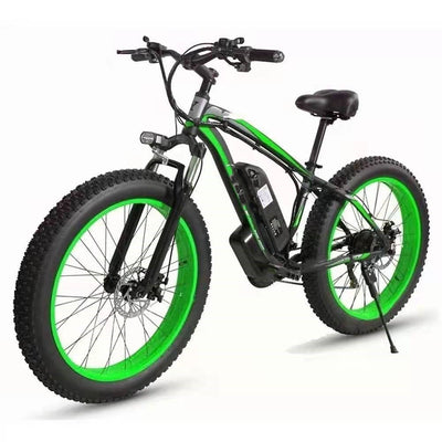 Electric Bicycle Lithium Tram Snow Electric Mountain Bike 21 Speed null