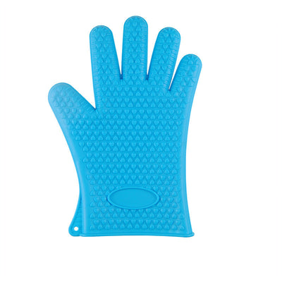 Food Grade Silicone Heat Resistant BBQ Glove Silicone Oven Mitts null