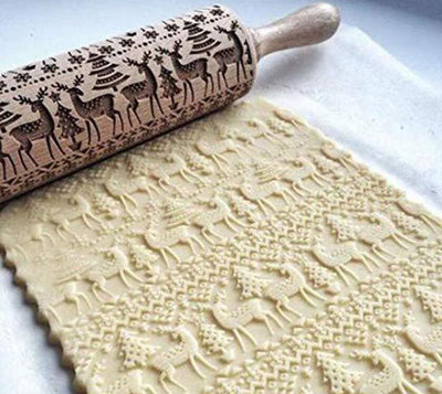 Rolling Pin Christmas Embossing null