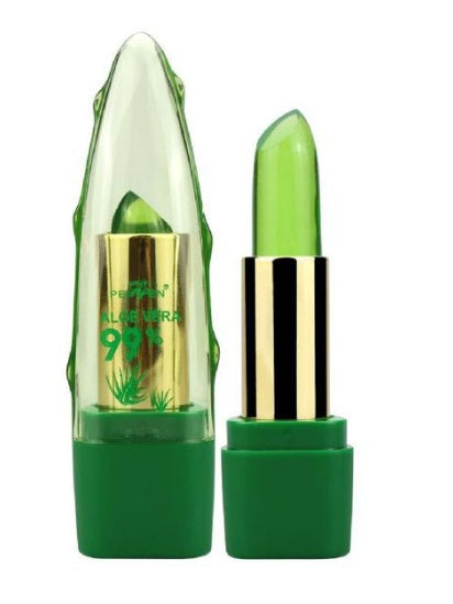 Aloe Vera Gel Color Changing Lipstick Gloss  Moisturizer Anti-drying Desalination Fine-grain Lip Blam Care null