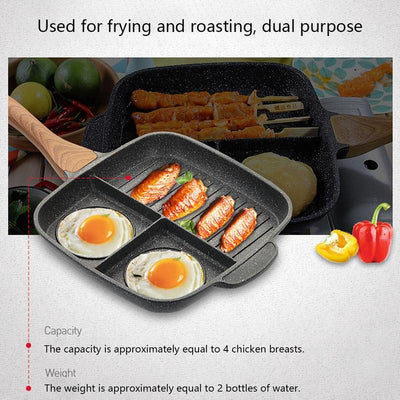 Maifanshi fried steak pot multi-function household omelette pan pan induction cooker non-stick pan null