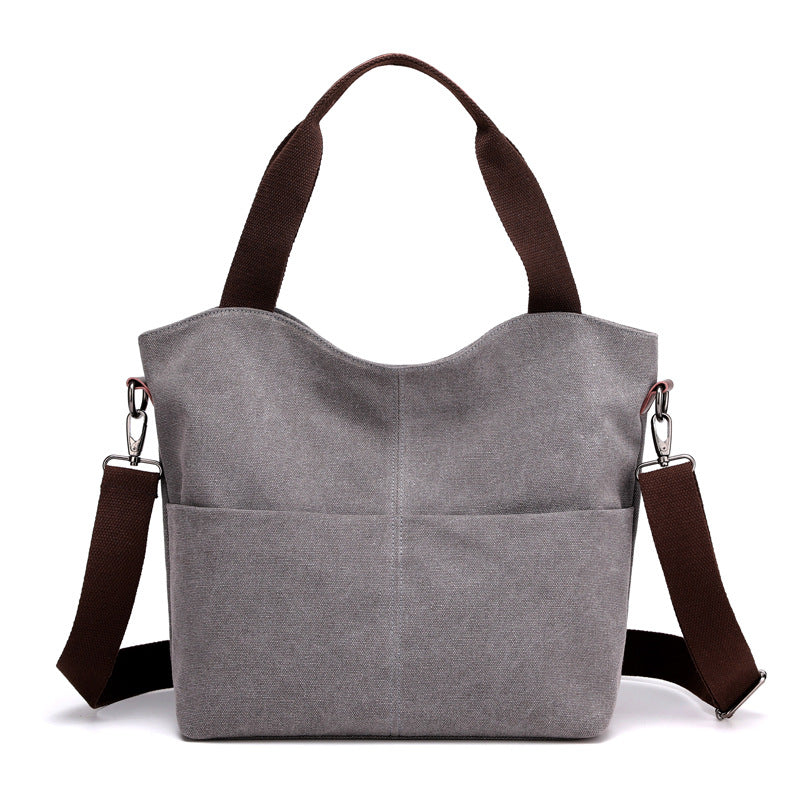 Shoulder women bag canvas bag null
