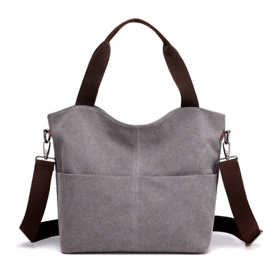 Shoulder women bag canvas bag null