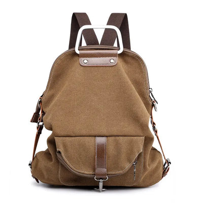 Canvas backpack women bag null