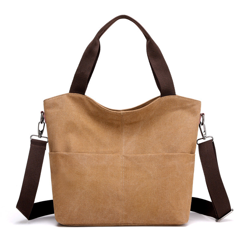 Shoulder women bag canvas bag null