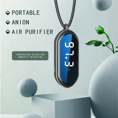 Air Purifier Is Portable And Wears Negative Ions null