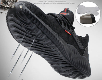 Breathable Safety Shoes Anti-smashing Work Safety Shoes null