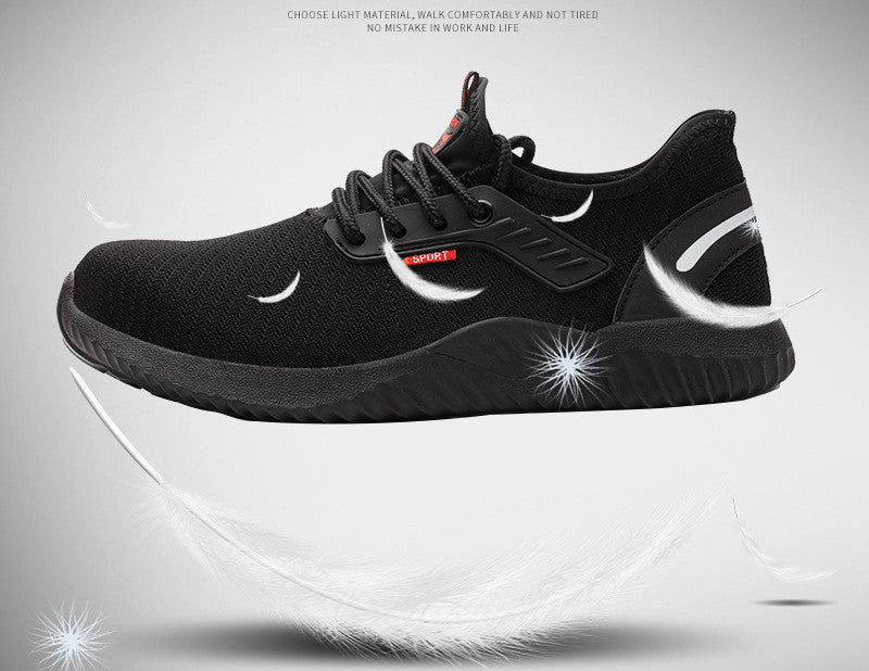 Breathable Safety Shoes Anti-smashing Work Safety Shoes null