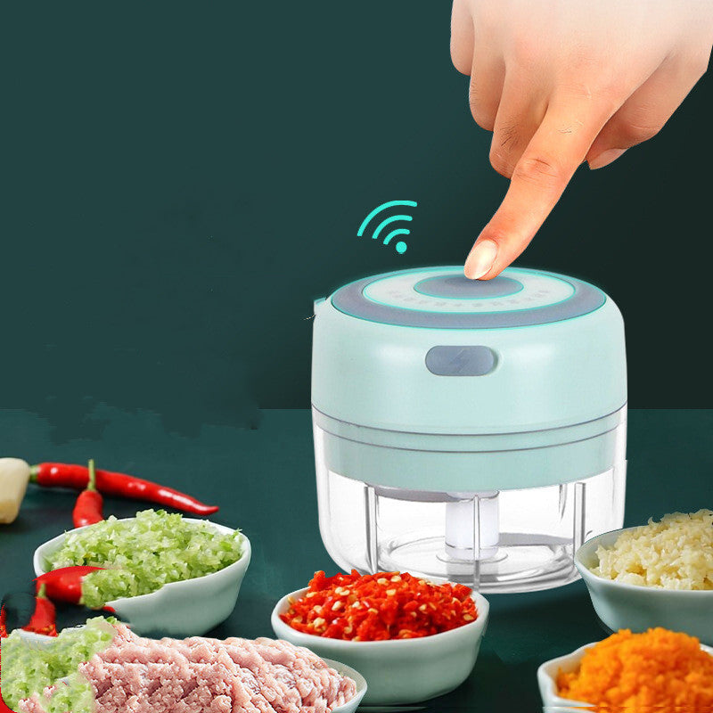 Mini Electric Garlic Chopper USB Charging Ginger Masher Machine Sturdy Durable Chili Vegetable Crusher Kitchen Tool null