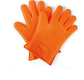 Food Grade Silicone Heat Resistant BBQ Glove Silicone Oven Mitts null