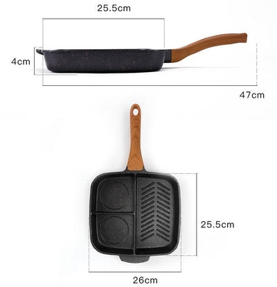 Maifanshi fried steak pot multi-function household omelette pan pan induction cooker non-stick pan null