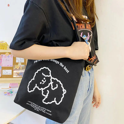 Take a shoulder bag women canvas bag null