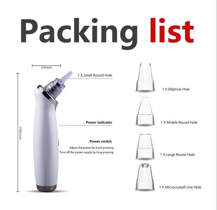 Blackhead Instrument Electric Suction Facial Washing Instrument Beauty Acne Cleaning Blackhead Suction Instrument null