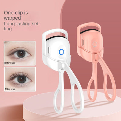 Eyelash Curler Portable Electric Heated Comb Eye Lash Long Lasting Eyelashes Curls Thermal Eyelash Curler Makeup Tools Heated Eyelash Curlers,Rechargeable Electric Eyelash Curler,Handheld Eyelash Heat null