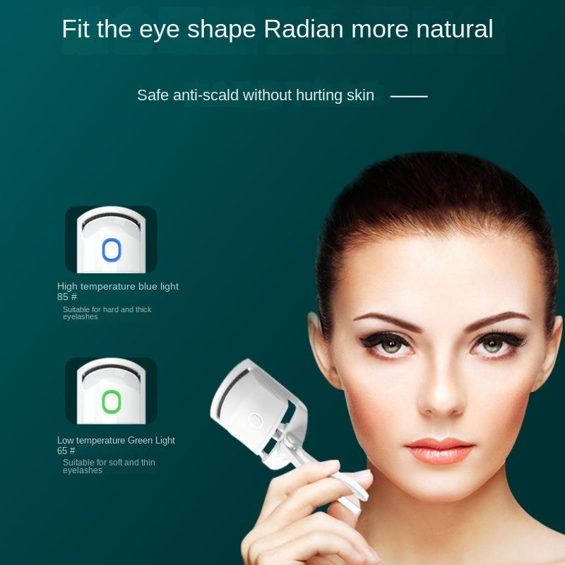 Eyelash Curler Portable Electric Heated Comb Eye Lash Long Lasting Eyelashes Curls Thermal Eyelash Curler Makeup Tools Heated Eyelash Curlers,Rechargeable Electric Eyelash Curler,Handheld Eyelash Heat null