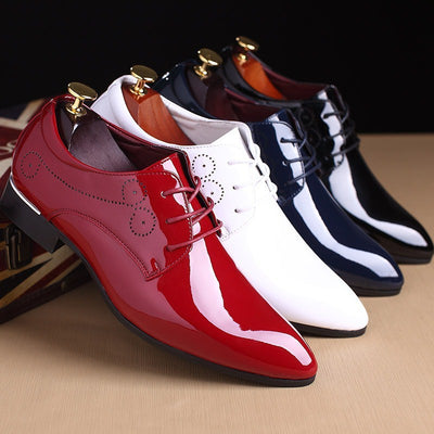 Men Leather Shoes Men Business Casual Dress Shoes Business Casual Leather Shoes Slip-on Black Driving Shoe For Men null