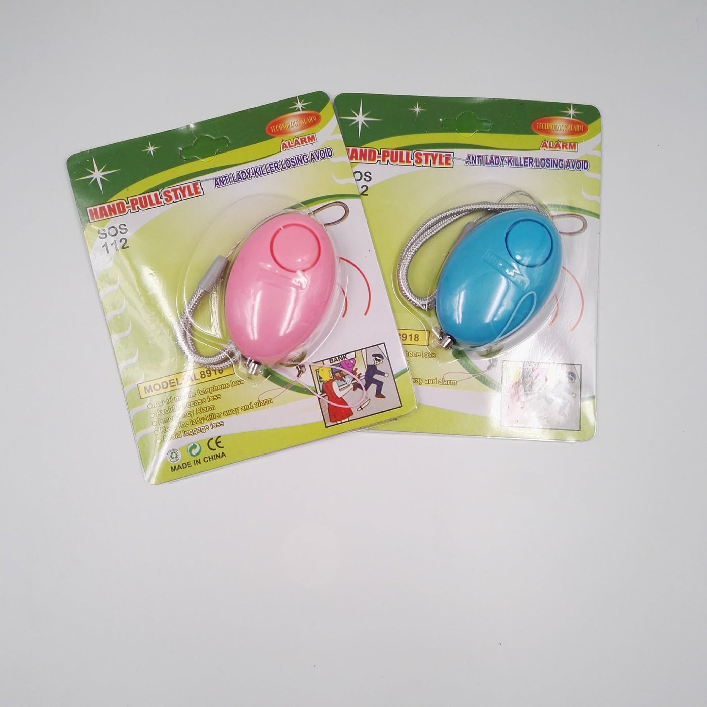 Oval alarm female self-defense female anti-tracking alarm null