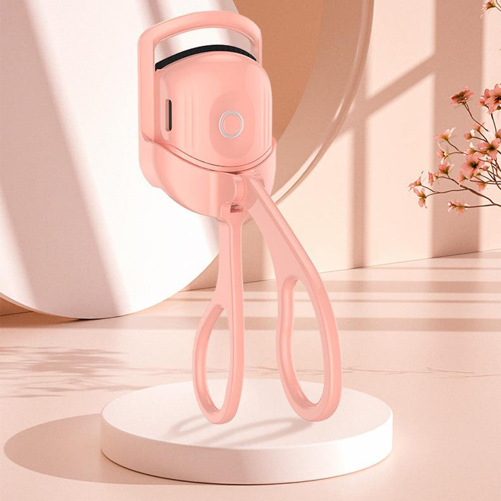 Eyelash Curler Portable Electric Heated Comb Eye Lash Long Lasting Eyelashes Curls Thermal Eyelash Curler Makeup Tools Heated Eyelash Curlers,Rechargeable Electric Eyelash Curler,Handheld Eyelash Heat null