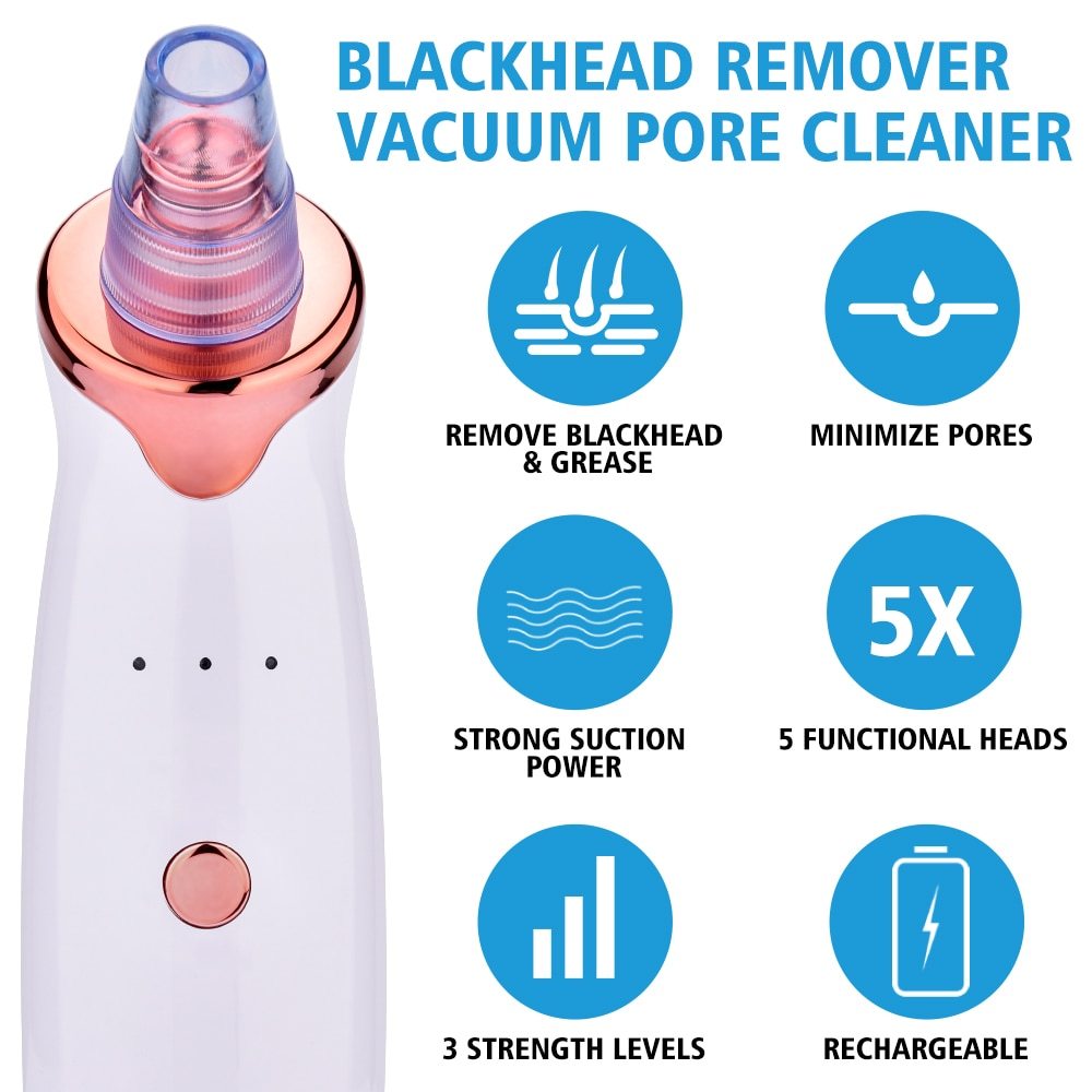Blackhead Instrument Electric Suction Facial Washing Instrument Beauty Acne Cleaning Blackhead Suction Instrument null