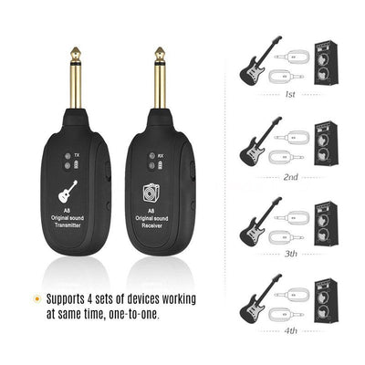 A8 guitar electric torch wireless transmitter and receiver null