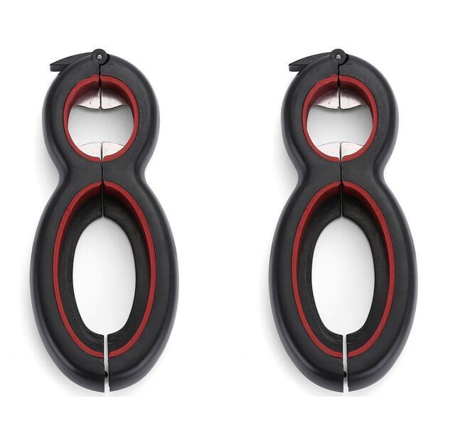Multifunctional Easy Opener Six in One Bottle Can Opener null