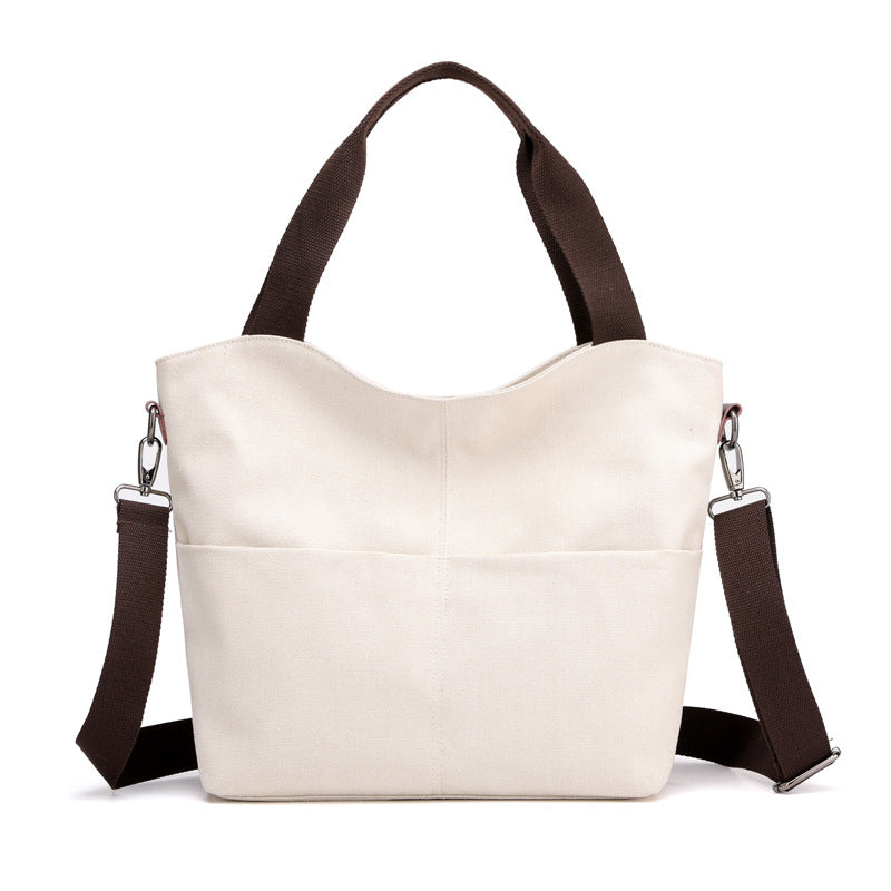 Shoulder women bag canvas bag null