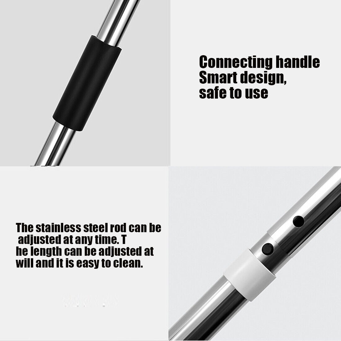 Spray Mop For Floor Cleaning 5 Reusable Microfibre Pads Water Bottle Tank UK null