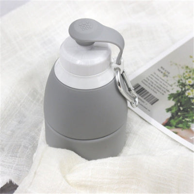 Silicone folding water bottle null