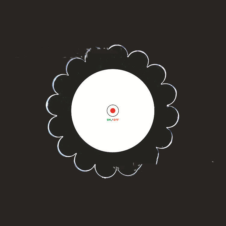 LED Glow Coaster Acrylic Crystal Emitting Luminous Bar Cocktail Mug Stand Light Coasters Flashing Base Tableware Decoration Pads null