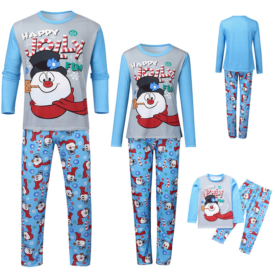 Christmas Parent-child Printed Long Sleeve Pajamas Homewear null