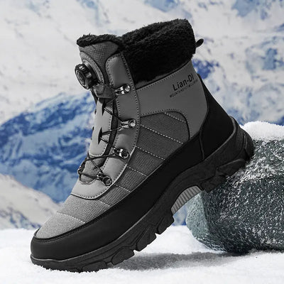 Warm Snow Boots Fleece-lined Thickened Men null